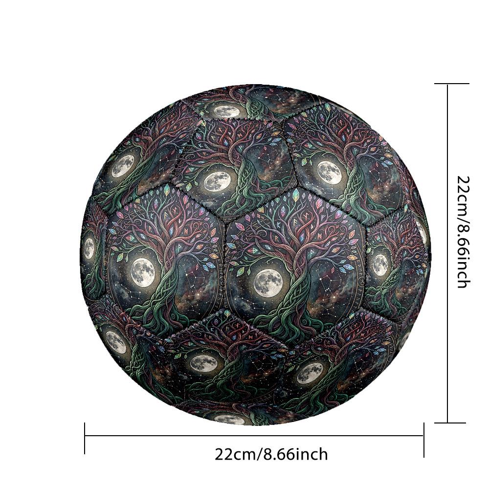 1pc Tree Life Size 5 Soccer Ball Professional Lightweight Durable Match Training Football Indoor &Outdoor Sports BallTraining Ball Y48