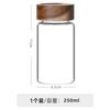 Glass Jars Food High Borosilicate Glass Sealed Jar Coffee Beans Tea Leaves Honey Sealed Storage Jars Kitchen Storage Bottles Jar