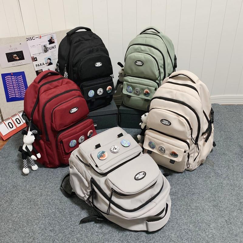 Men's Backpack Student's Lightweight Schoolbag Women's Large Capacity Backpack
