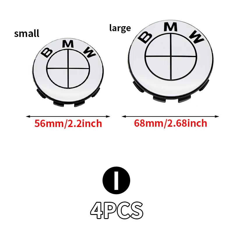 

4Pcs/Set 56MM/68MM For BMW F11 X3E83 E71 G82 E84 G05 F18 F13 E89 F40 Car Styling Wheel Center Cap Hub Covers Badge Accessories 56MM