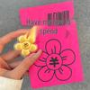 Shuibei 999 Fine Gold Peach Blossom Coin Eternal Flower Red Envelope Gift for Girlfriend or Best Friend