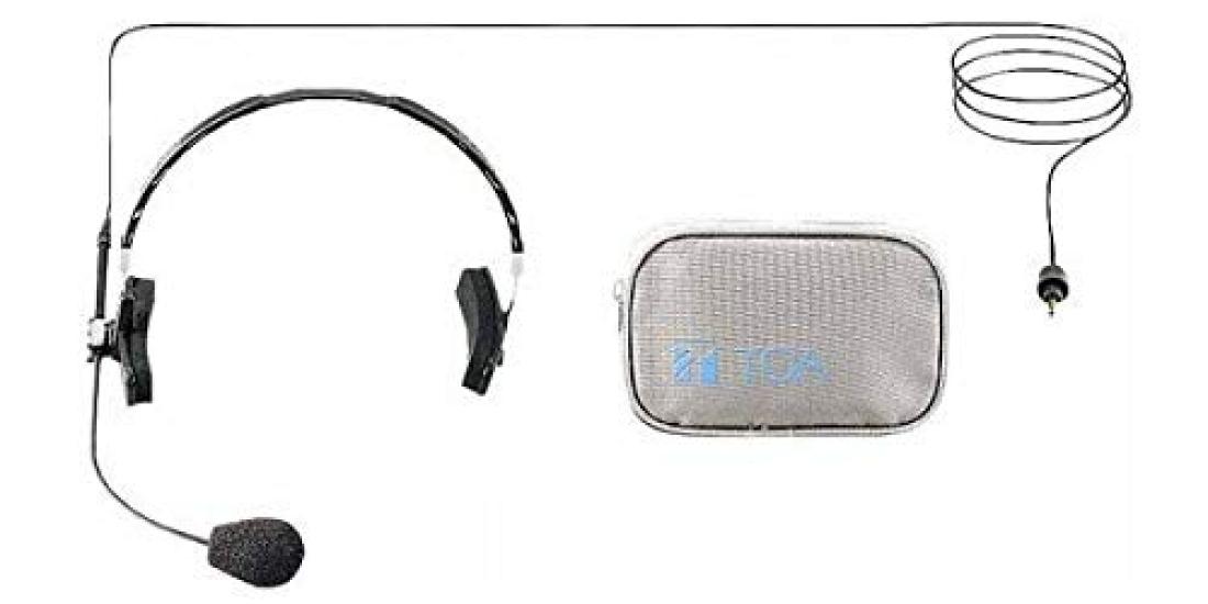 

TOA Wireless Microphone WH1000 Headset Microphone with Pouch for WM1300 WM1320 (Old Type), WM1310,
