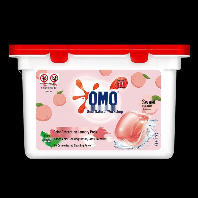 OMO White Peach Laundry Pods