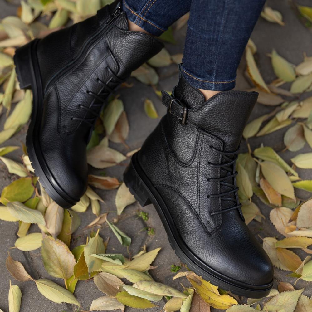 

Женские сапоги из натуральной кожи Valentine 37 ясень черный