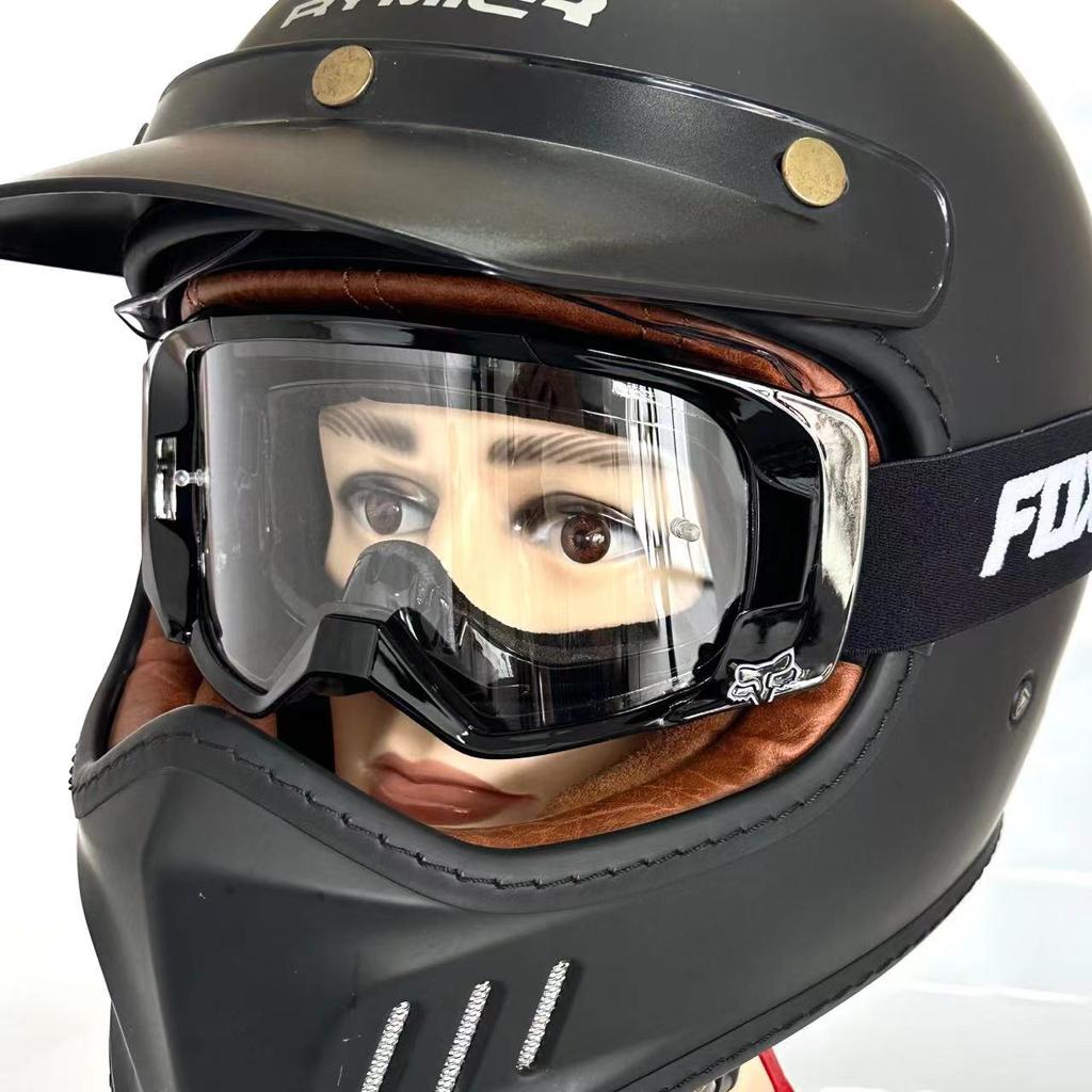 Fox Cycling Goggles Outdoor Off-Road Rally Downhill Motorcycle Riding Windproof Sandproof HD Riding Goggles