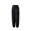 Retro Lifestyle Series Long Pants Spring 2026 Knitted Sports Pants Women Bottoms Basic-Black 162618316S-1
