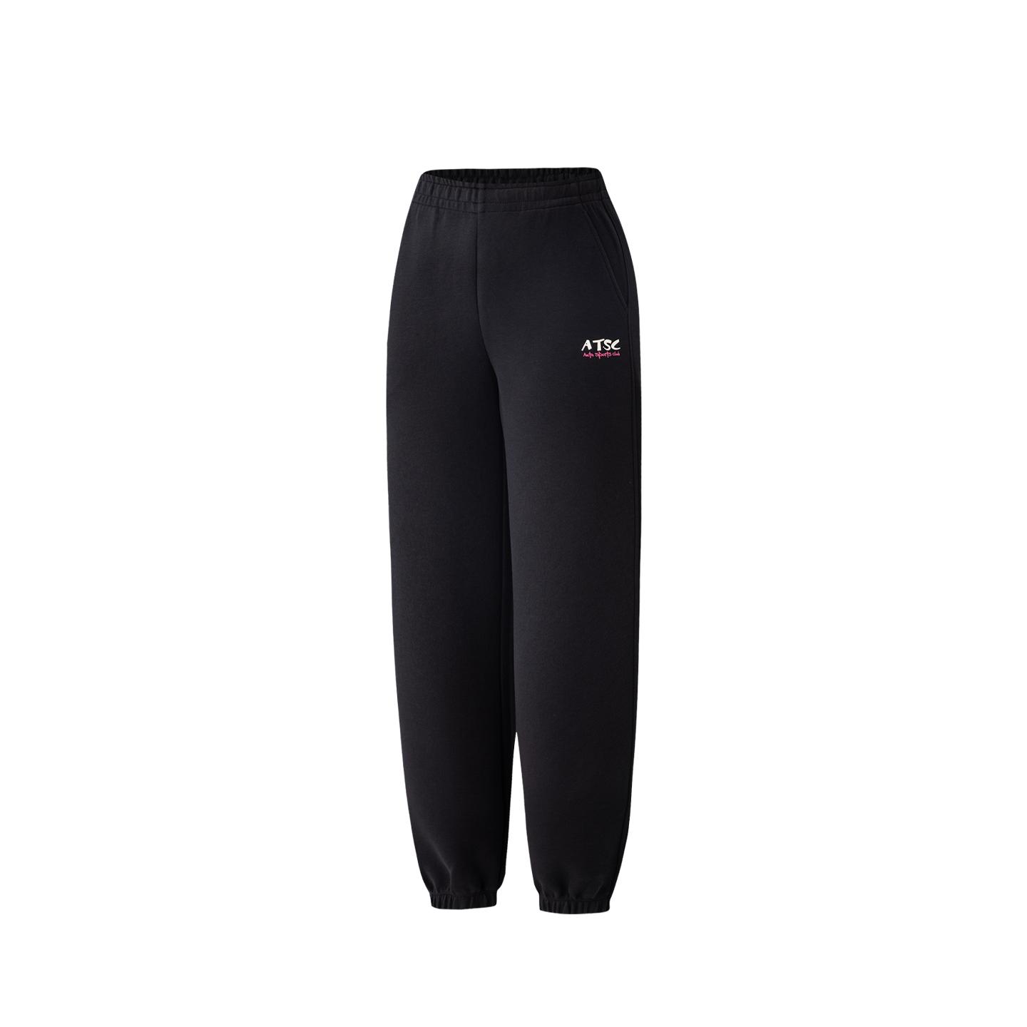 

Anta Retro Lifestyle Series Long Pants Spring 2026 Knitted Sports Pants Women bottoms Basic-Black 162618316S-1 3XL