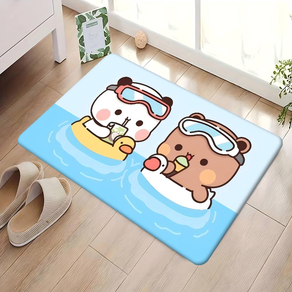 Dudu Bubu Cartoon Hallway Carpet Washable Non-Slip Living Room Sofa Chairs Area Mat Kitchen Doormat Area Rug
