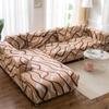 1-4 Seater Nordic Style Sofa Cover Elastic Cushion Cover Stretch Full Sofa Covering Breathable Dust-proof