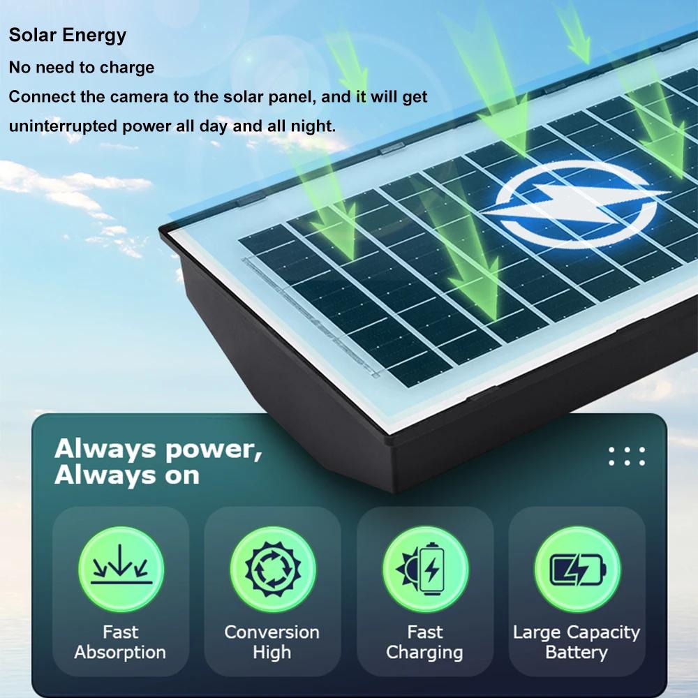 2-in-1 Solar Street Light, Courtyard Lighting, Multi-purpose Security Camera & Wall Lamp, Automatic Solar Charging Surveillance