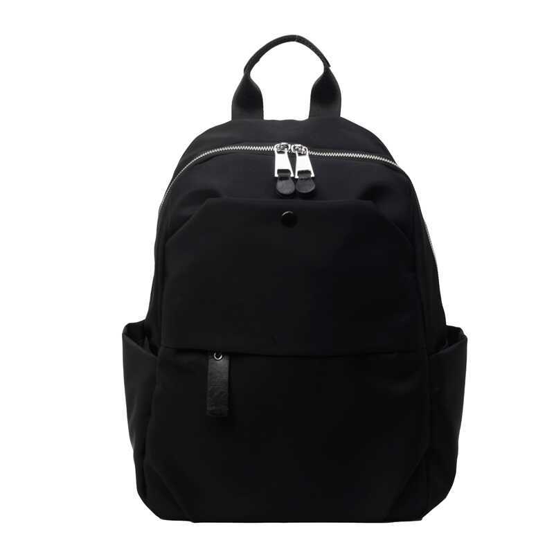 Backpack Women'S Fashion Fashion Versatile Oxford Cloth Student Backpack Large Capacity Trend Travel Canvas School Bag