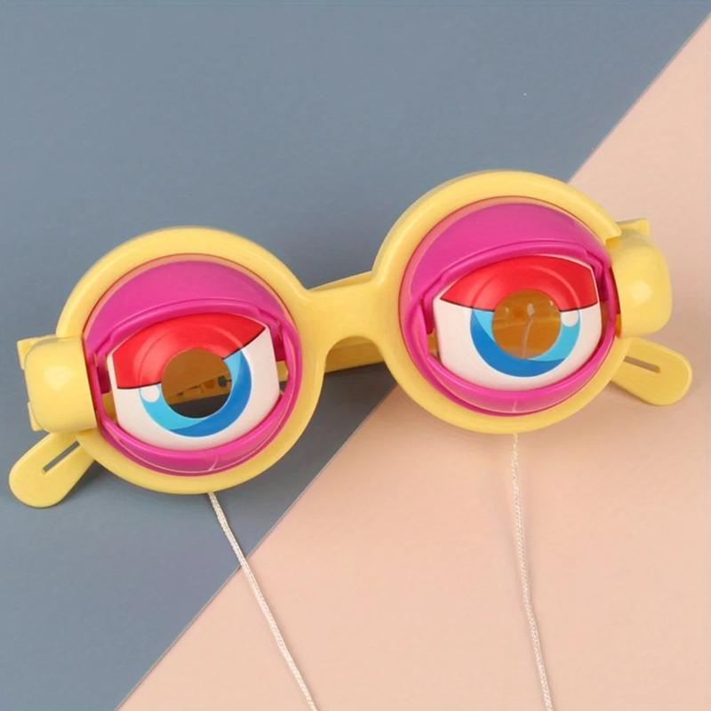1 Stück Lustige Brille für Kinder Verrückte Kulleraugen Brille mit Blinzelndem Augapfel Neuheit Halloween Weihnachtsgeschenke Streichrequisiten