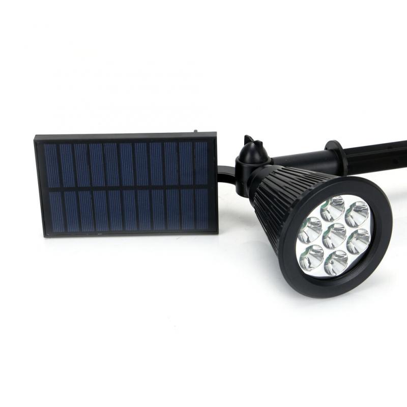 Waterproof 7 LED Solar Panel Power Flood Lights Garden Lawn Spot Light