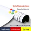 Çıkarılabilir Manyetik Yumuşak Beyaz Tahta Etiketi - Silinebilir, Yazılabilir, Kendinden Yapışkanlı - Ev ve Ders Kullanımı İçin