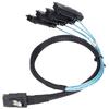 MINI SAS Cable Compact Portable SFF 8087 To 8482 SATA Adapter for ServeRAID MR10i