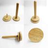 Spinning Wood Yarn Dispenser Thread Spool Holder Natural Wood Yarn Dispenser Wood Yarn Holder with Twirling Mechanism