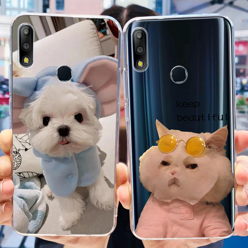 Pouzdro na telefon pro Asus Zenfone Max Pro M2 ZB631KL ZB633KL ZB630KL Pouzdra Silikonové Měkké Průhledné Kryt pro Asus X01BDA X01AD X01BD Funda