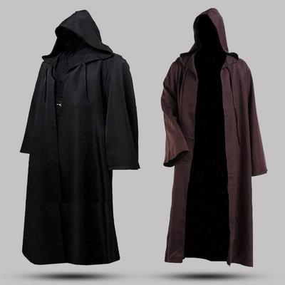 Adult Cloak Coat Hooded Cape Robe with Hat Breathable Boys Girls Role-playing Halloween Costume