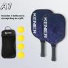 Professional Pickleball Set 2-Player Wood Paddle Racquets 4 Ball Pickleball Rackets Ball Sets Portable Bag