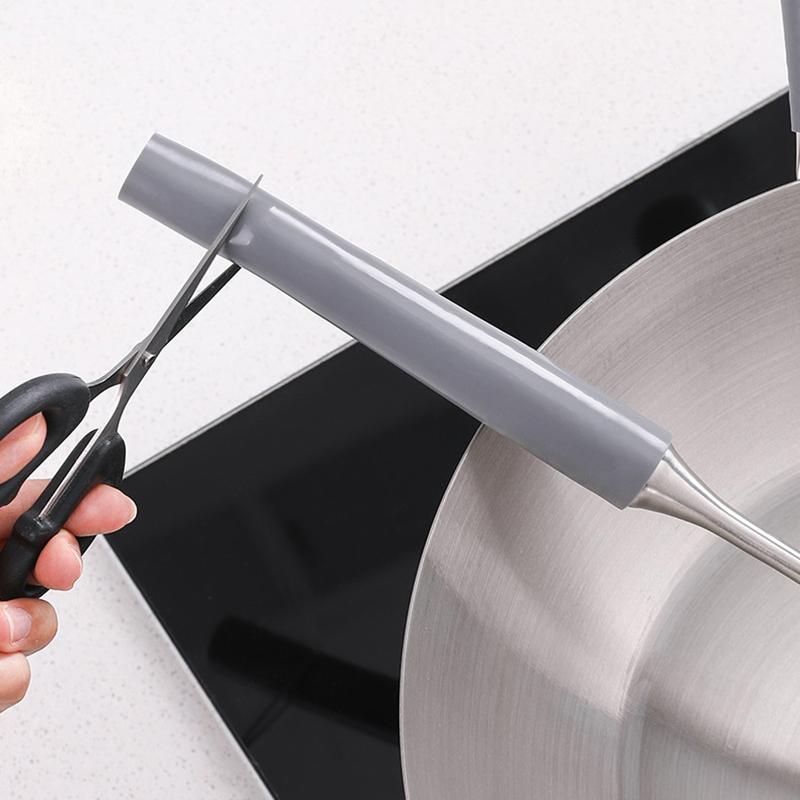 Odporny na oparzenia gumowy ochraniacz uchwytu patelni Uchwyt garnka Pokrowiec odporny na ciepło Uchwyt rękawa Rękaw uchwytu patelni