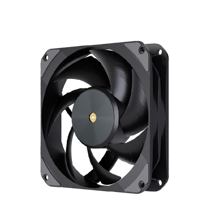 

Gaming PC Case Fan 120mm Hydraulic Bearing Temperature Monitoring System Desktop Cooling Fan Low Noise for Gaming Rigs чорний
