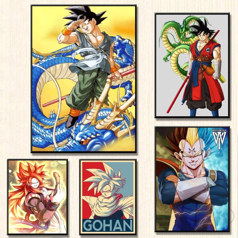 

Холст Художественные Работы Живопись Гоку Гостиная Современный Дом Комиксы Картины Куадрос Лучший Подарок Классический 21cm×30cm NoFrame