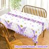 Purple Butterfly Disposable Tablecloth Spring Butterfly Theme Birthday Party Decoration Girls 1st Birthday Baby Shower Wedding