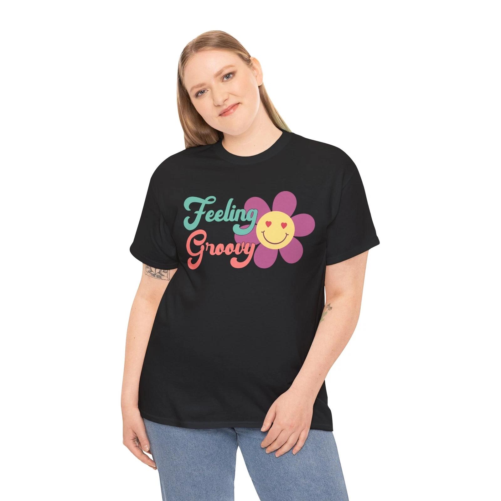 Feeling groovy T-Shirt | Hippie Spiritual Tee | Groovy Retro Shirt 2XL
