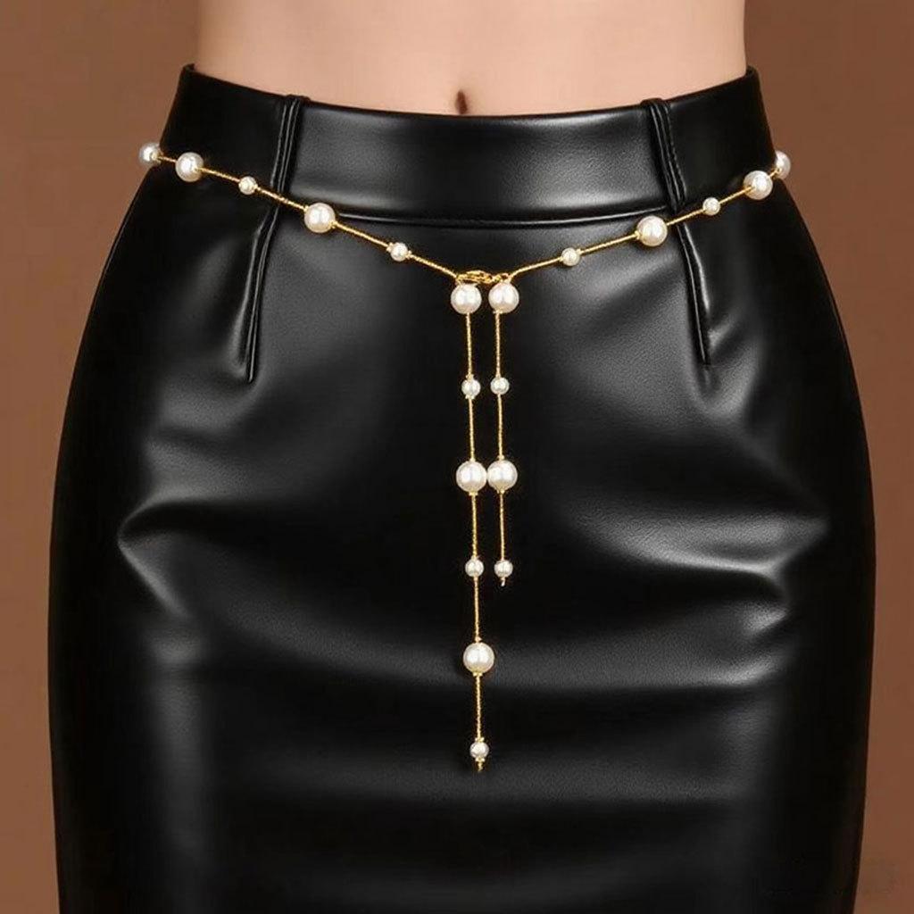 Women's Light Luxury Versatile Retro Waist Chain