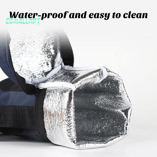 Husă de izolare rotundă pentru sticle de apă din pânză Oxford Husă de izolare pliabilă pentru pachet de gheață pentru excursii la picnic în aer liber