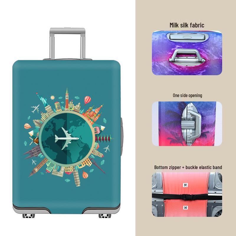 Waterproof Wear-Resistant Elastic Suitcase Protective Cover