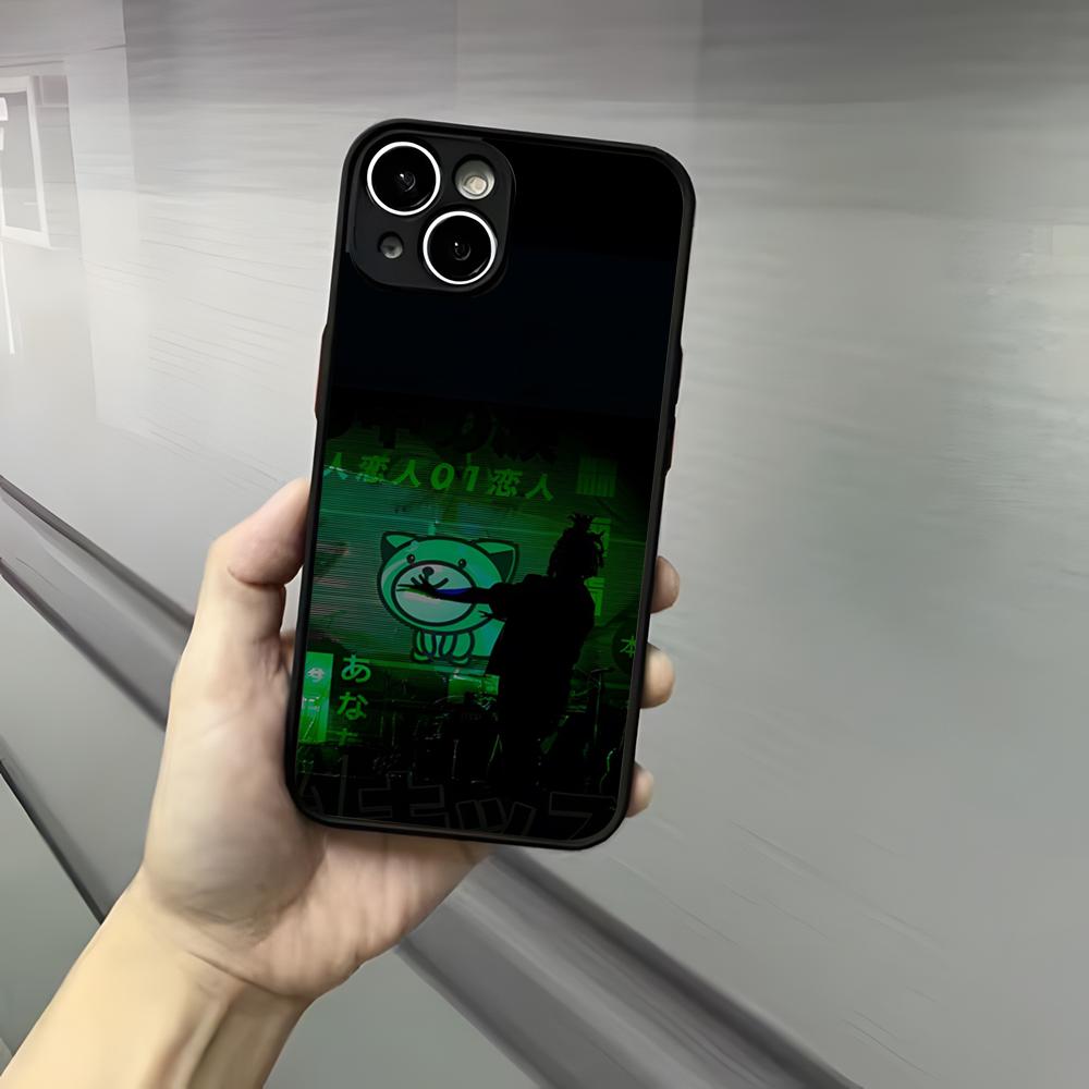 The Weeknd Kiss Land Phone Case For Iphone 17 16 15 14 13 12 Pro Max Xr Air Plus Skin Feel Black Hard Shell Cover