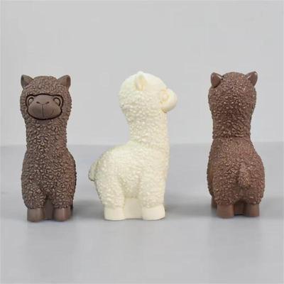 Cute 3D Alpaca Silicone Mold Creative Cartoon DIY Chocolate Candy Molds Kitchen Baking Cake Decoration Tool Candle Soap Mould