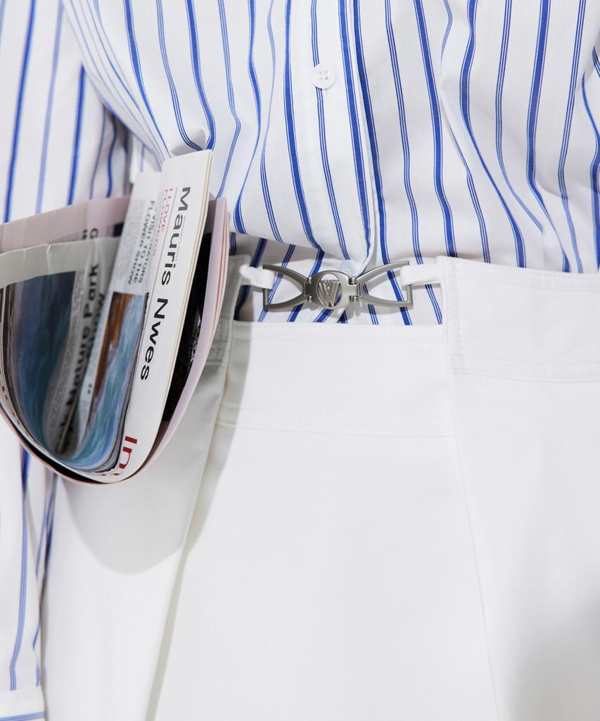 WNDERKAMMER Tuck Skort_White (Tuck Skirt Pants_White)