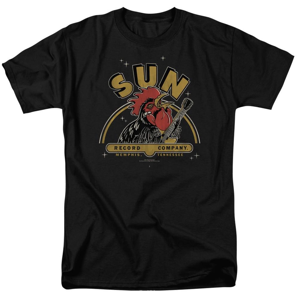 

Sun Records Rocking Rooster Licensed Adult T-Shirt 4XL