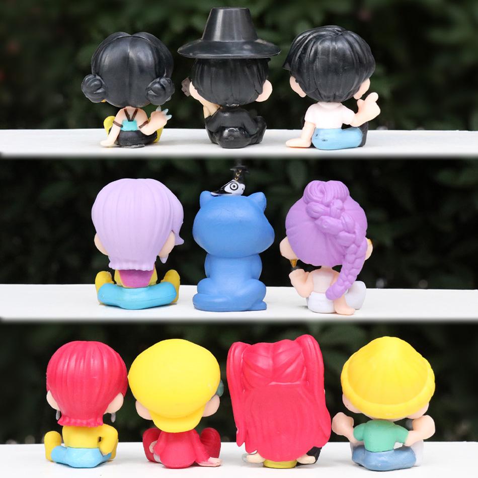 New 10pcs/set Anime Figure K-pop Demon Hunters Kawaii Boys Girls Gifts For Kids Fans Halloween Christmas Figure Decorative Gift