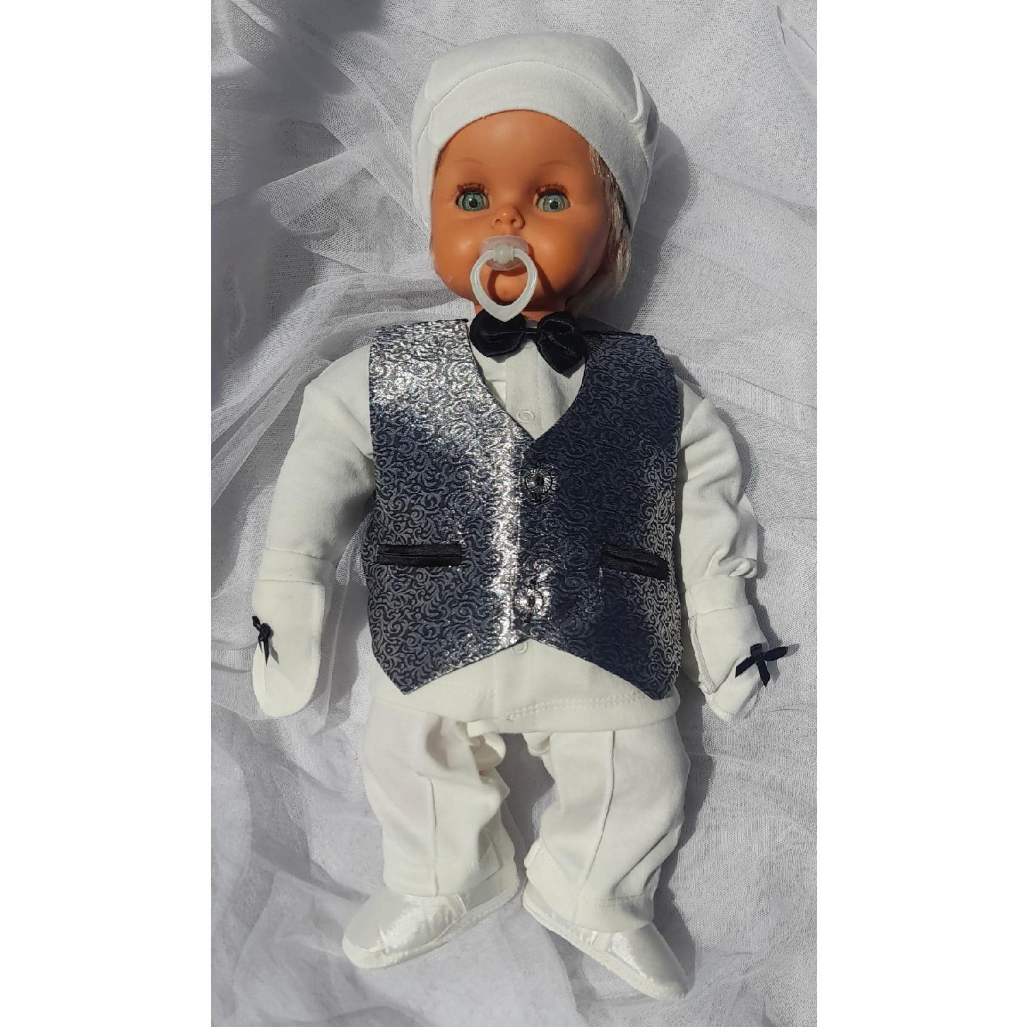 

Newborn Baby Mevlt And Circumcision Clothes, Baby Gift 0-3 AY Темно-синій