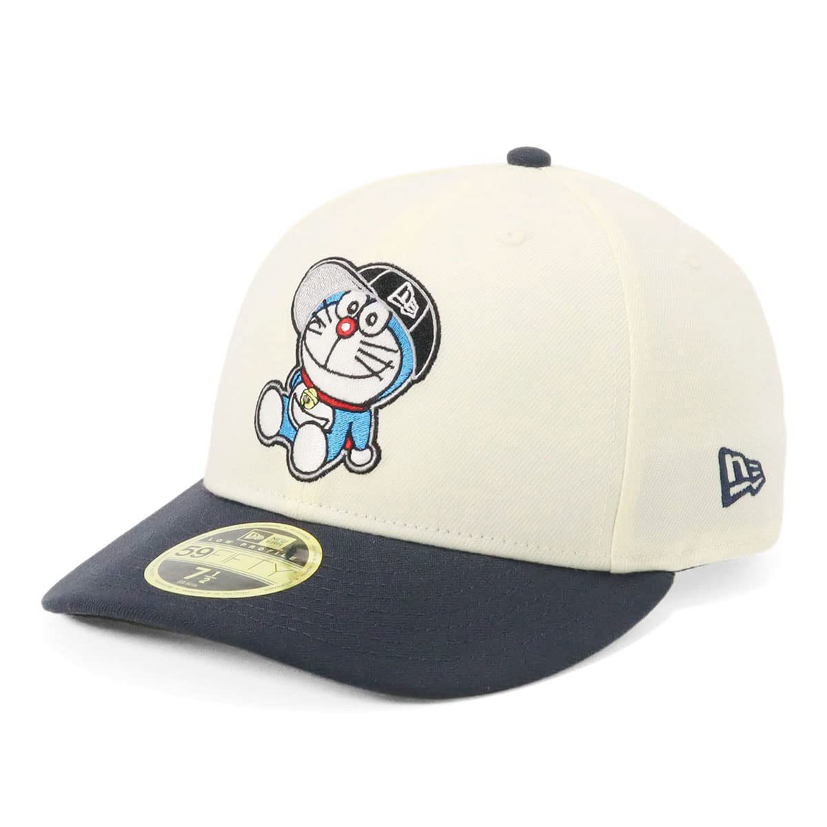 

[New Era] Cap 59FIFTY Doraemon collaboration Chrome WhiteNavy 7 38 LP5950 DORAEMON NE CAP CRM NVY