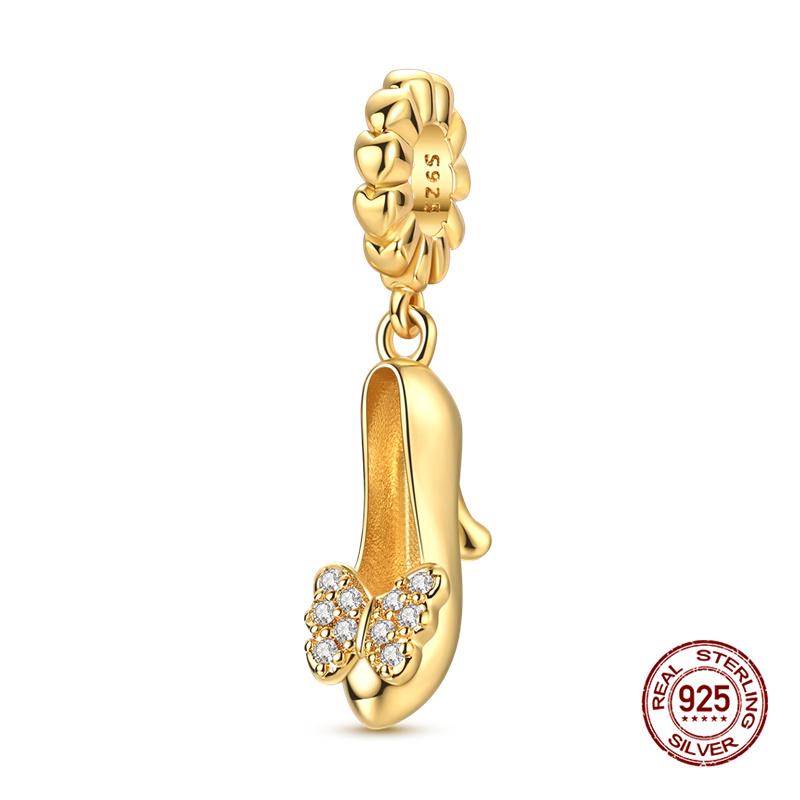 Gold New In Charms Copper Openable Whale Charms Bead Fit 3Mm Original Bracelet Necklace Women Diy Fine Jewelry Gift