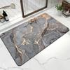 Light Luxury Bathroom Absorbent Floor Mat Diatom Mud Soft Mat Toilet Entry Mat Toilet Door Door Quick Drying Foot Mat Non-slip Mat