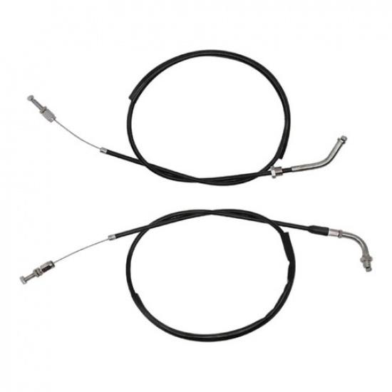 Push Pull Throttle Cable Set For Honda CB400 CB550 CB750 FT500 Shadow Aero 750