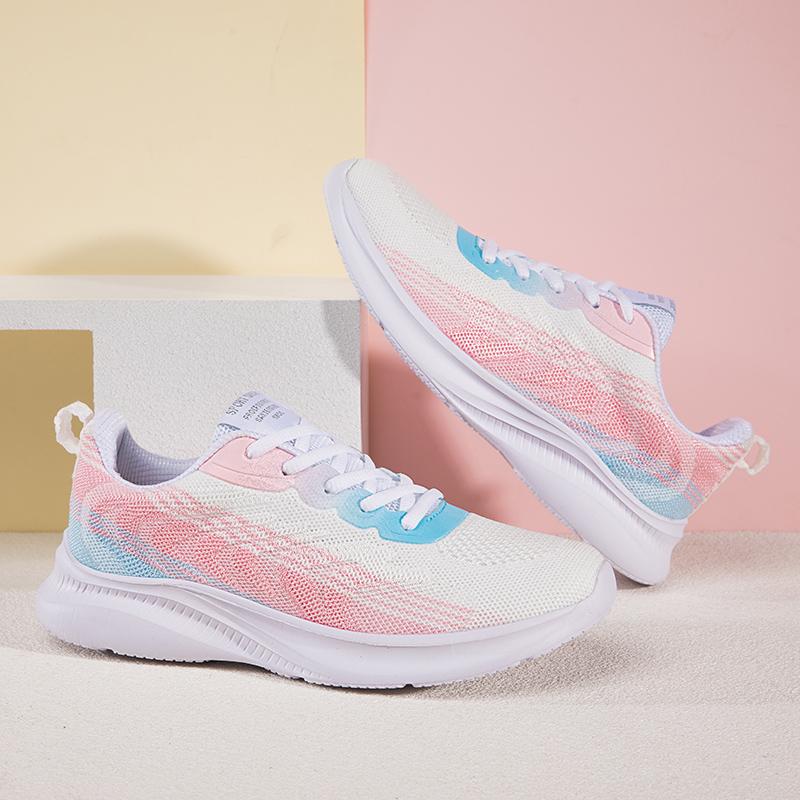 fashion New Fashion Mesh Four Seasons Lightweight Outdoor Woven Sports Women's Shoes Women's Popular All-match Casual Running Shoes