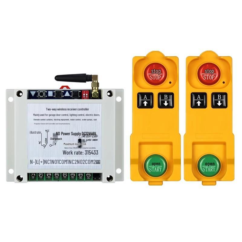 AC 220V 30A High-Power Industrial Crane Remote Control Switch with 380V Control Panel