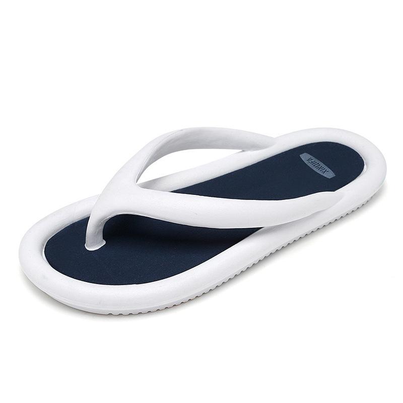 Flip-flops Men's Trendy Summer Net Red Fashion Wear Couple Slippers Soft Bottom Non-slip Clip-on Sandals Men's Beach Shoes
