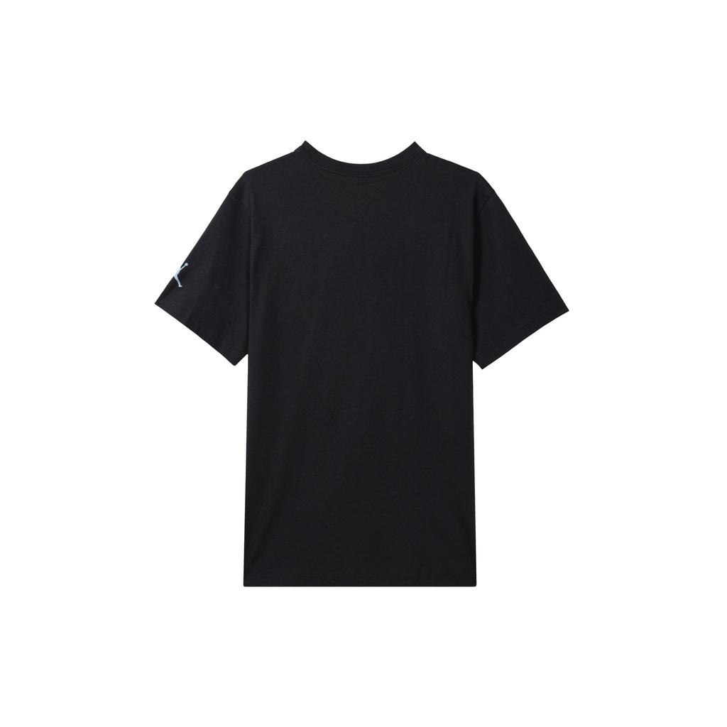 Jordan Essentials Retro Summer Logo Print Cotton Crew Neck Casual Short Sleeve T-Shirt Men Tops Black FN6007-010