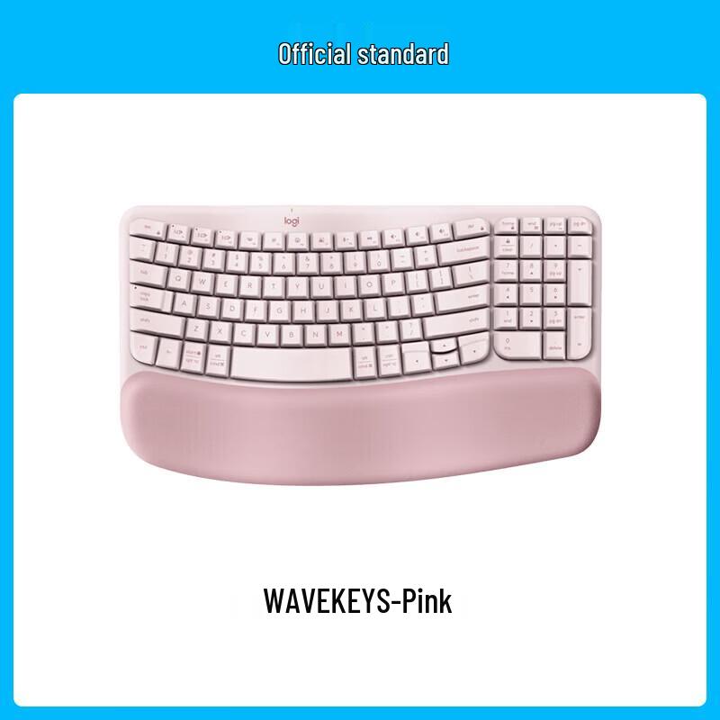 

Logitech Wave Keys Ergonomic Wireless Keyboard