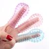 Finger Stimulator Enhance Internal Sensation Scratch Resistant TPE Clitoris Finger Massaging Cot for Couple