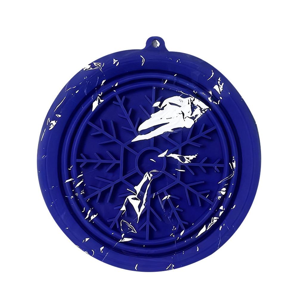 

Relief Stress Ice Bath Washbasin Silicone Ice Washbowl Rapid Cooling Bathing for Women Girls фіолетовий