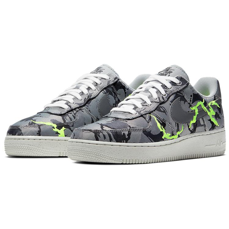Nike Air Force 1 Low '07 Lx Grigio Fumo Chiaro Ricamo Mimetico CV1725-001
