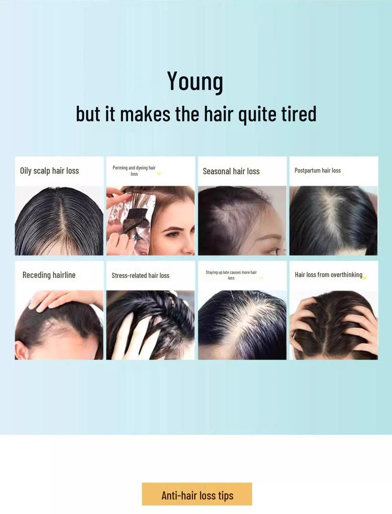 BaWang Hair Loss Control & Volumizing Set: Anti-Hair Loss Shampoo, Cypress Leaf Growth Shampoo, and Hair Mask for Men & Women.
